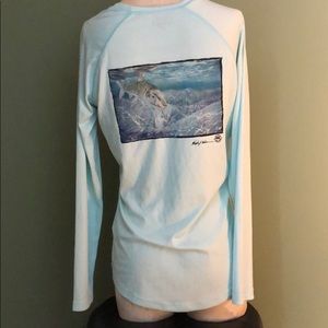 Fishing shirt w/bonefish graphic